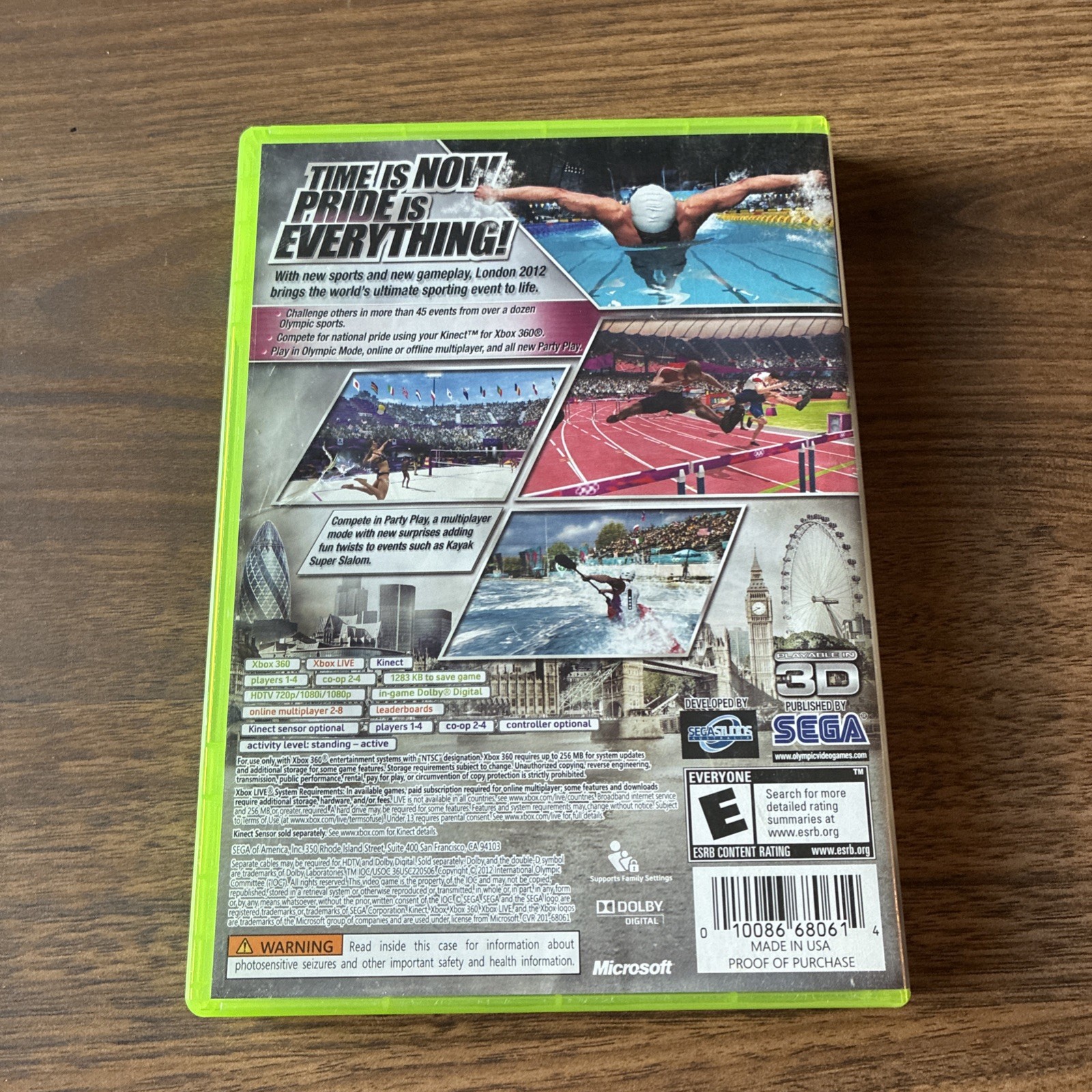 London 2012 (Microsoft Xbox 360) Complete CIB – Tested and working