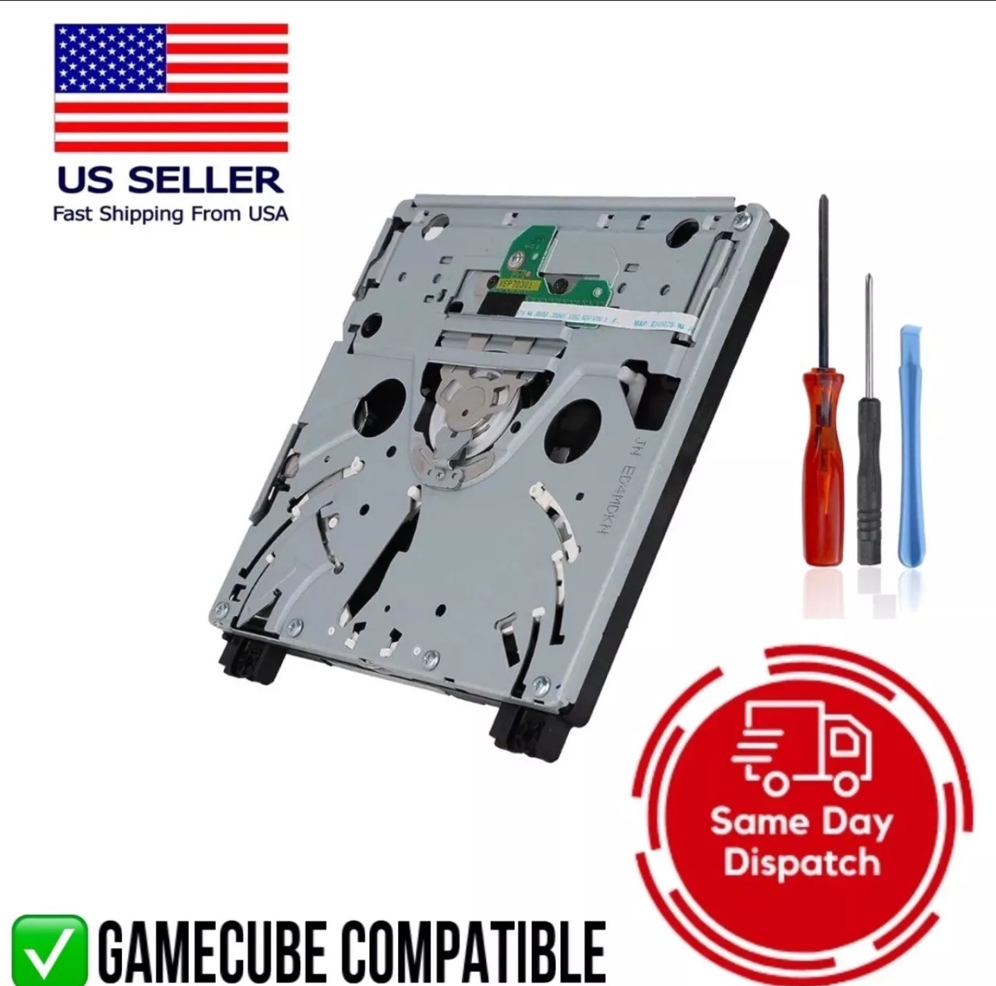 NEW REPLACEMENT DISC DRIVE FOR NINTENDO WII RVL-001 RVL-101 UNIVERSAL PLUG&PLAY