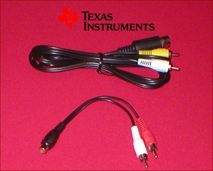 6Ft AV Cable W/ Y Splitter Stereo Adapter for Texas Instruments TI-99/4A NEW