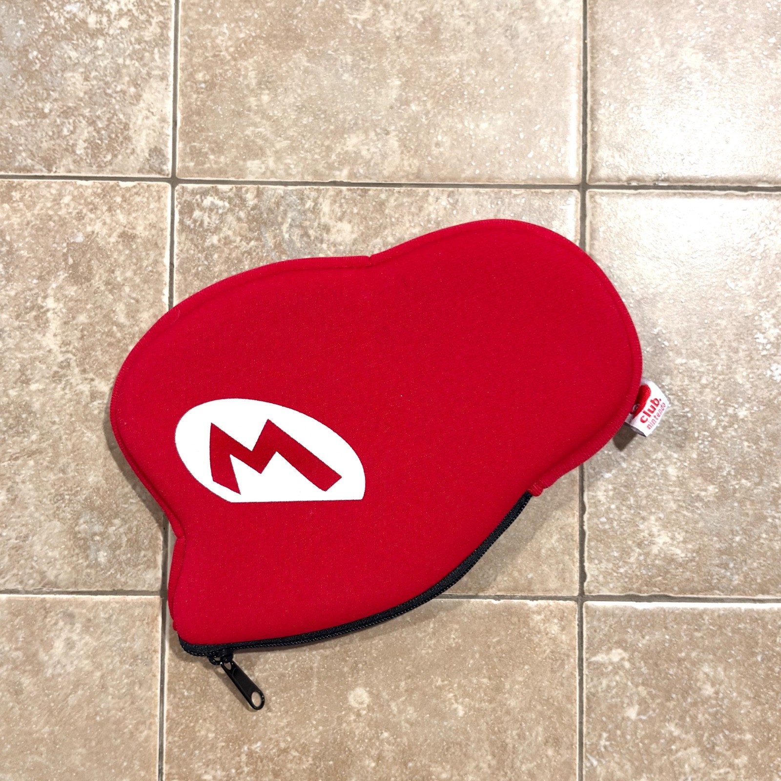 Official Nintendo Mario Hat 3DS Case Pouch Plush 2DS XL Club Nintendo Open Box