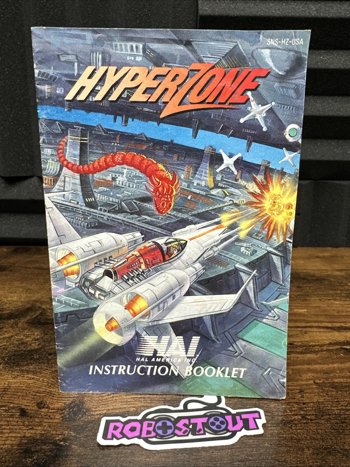Hyperzone – (Super Nintendo) SNES Manual instruction booklet only⭐