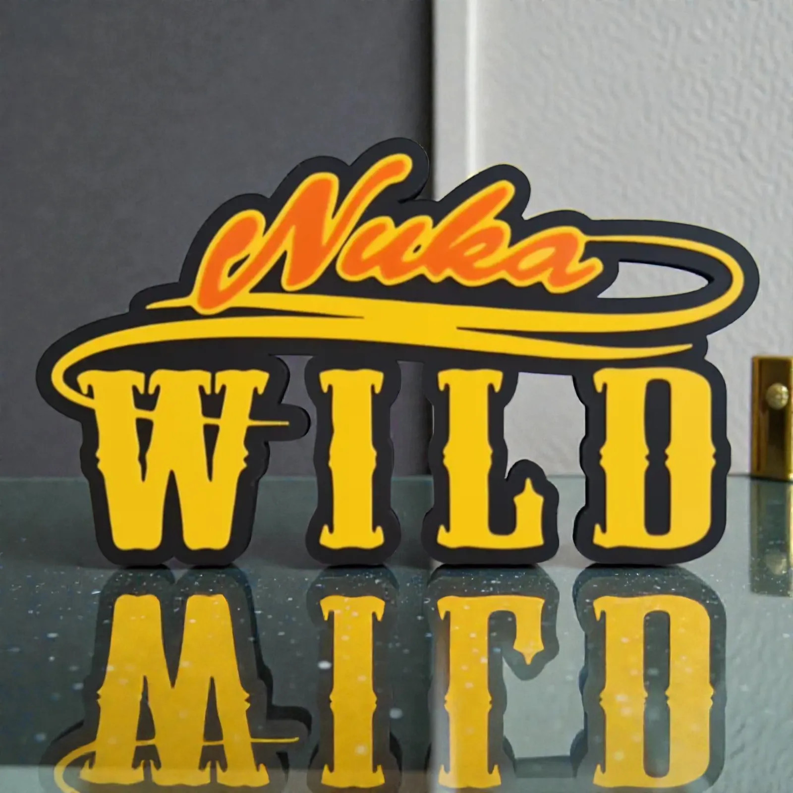 Fallout Nuka Wild Sign Magnet Nuka Cola World Collectible Video Game