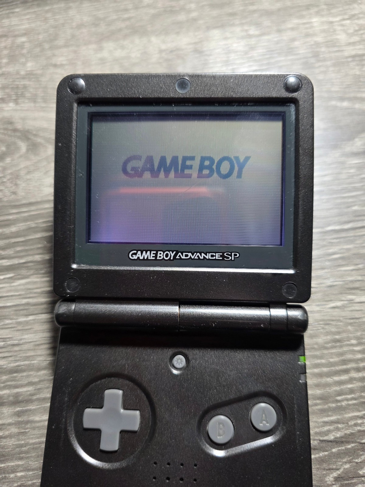 Nintendo Gameboy Advance GBA SP System Console Onyx Black AGS-001 W/ Charger