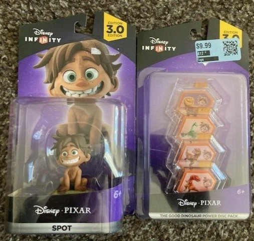 NEW Disney Infinity 3.0 Spot Figure & The Good Dinosaur 4 Power Disc Pack