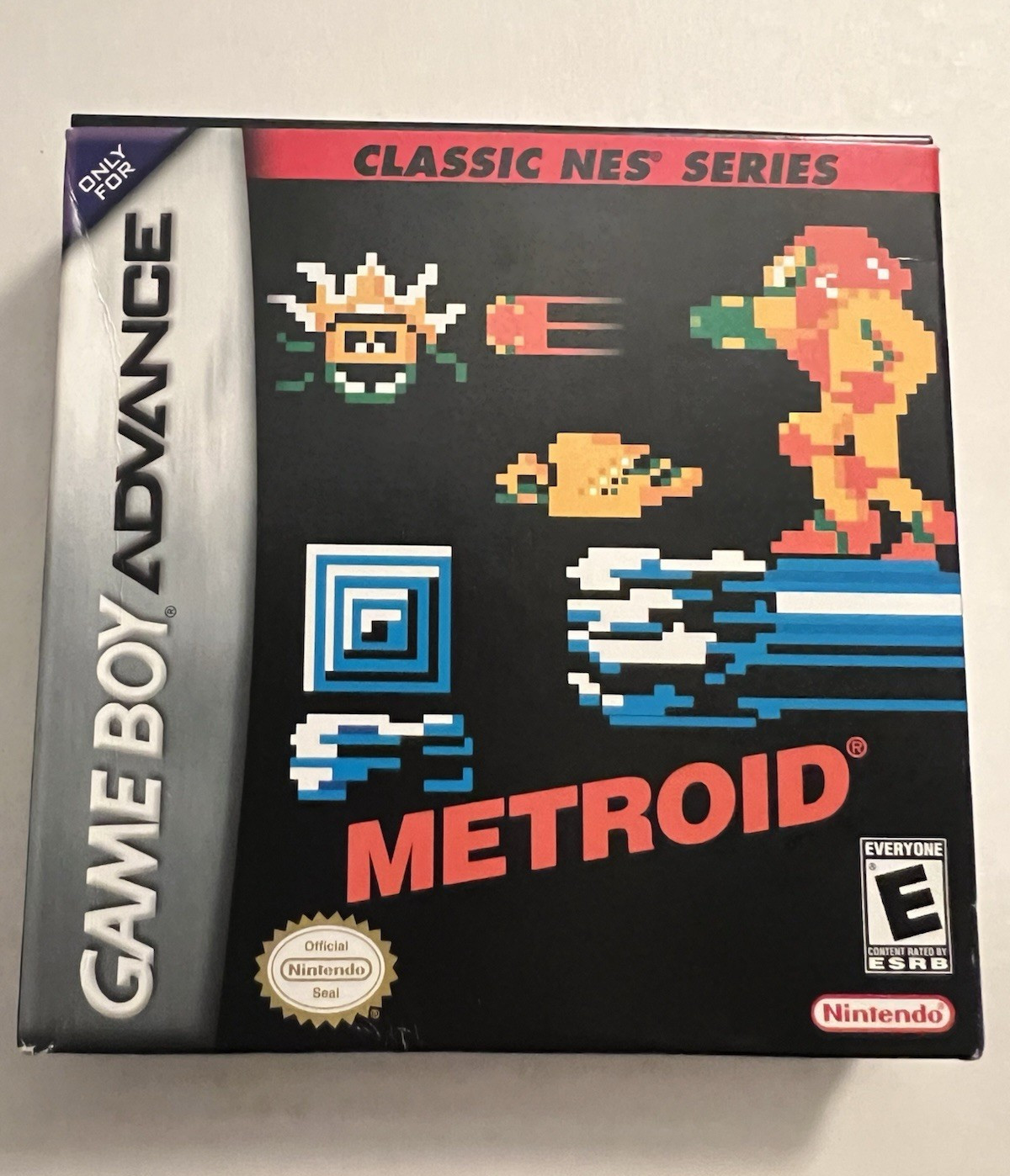 Nintendo Metroid Classic NES Series GBA NTSC-U/C 2004 E Manual Included CIB