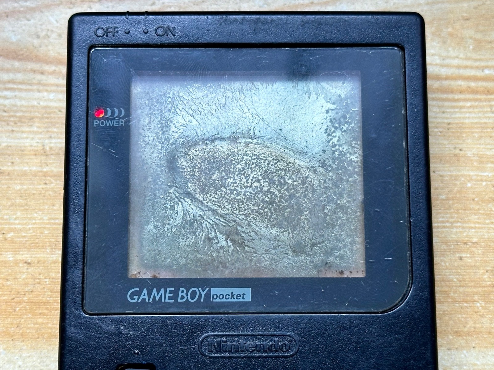 Nintendo Gameboy Pocket MGB001 Onyx Black Handheld Console – Parts or Repair