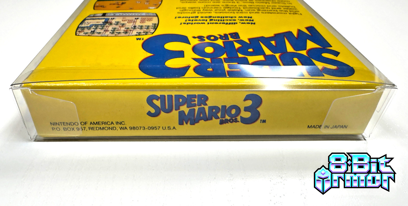 10 Box Protectors for NINTENDO NES Video Game Boxes! Clear Display Cases CIB New