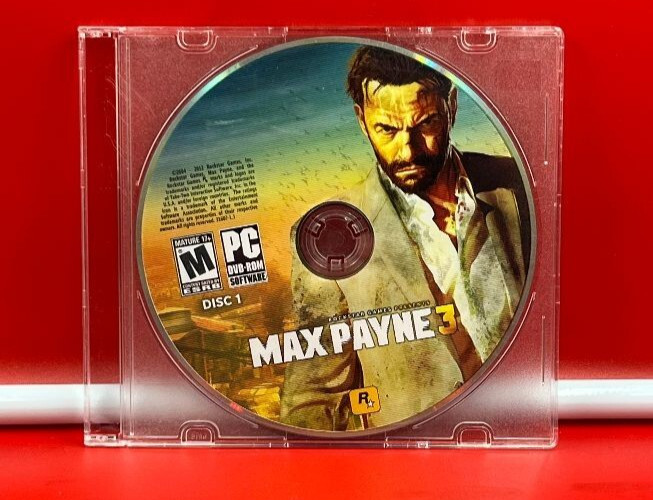 2012 CD PC Video Max Payne 3 Rock Star Games Disc 1