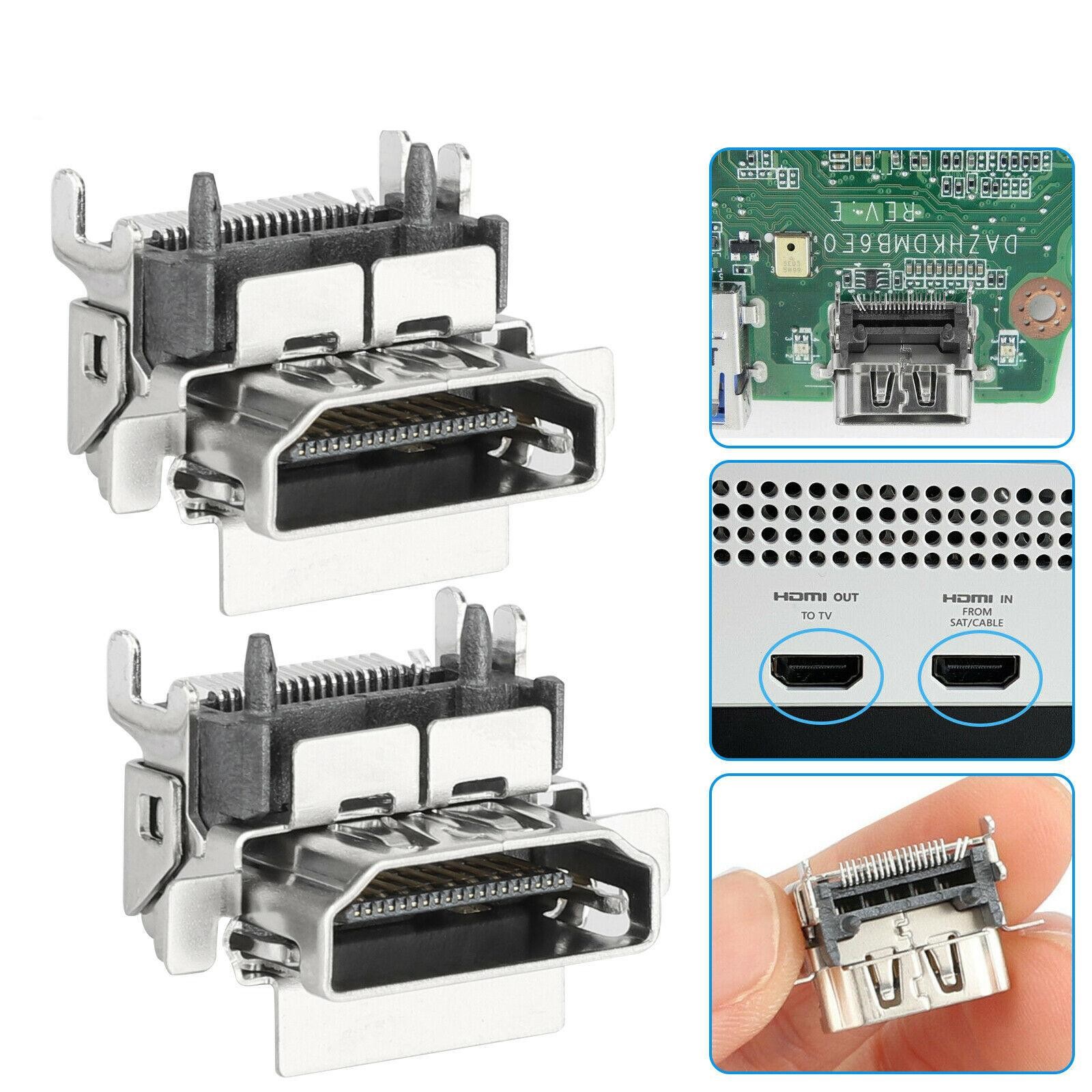 1Pc Original Console HDMI Port Jack Socket Connecter For Xbox One S Slim;