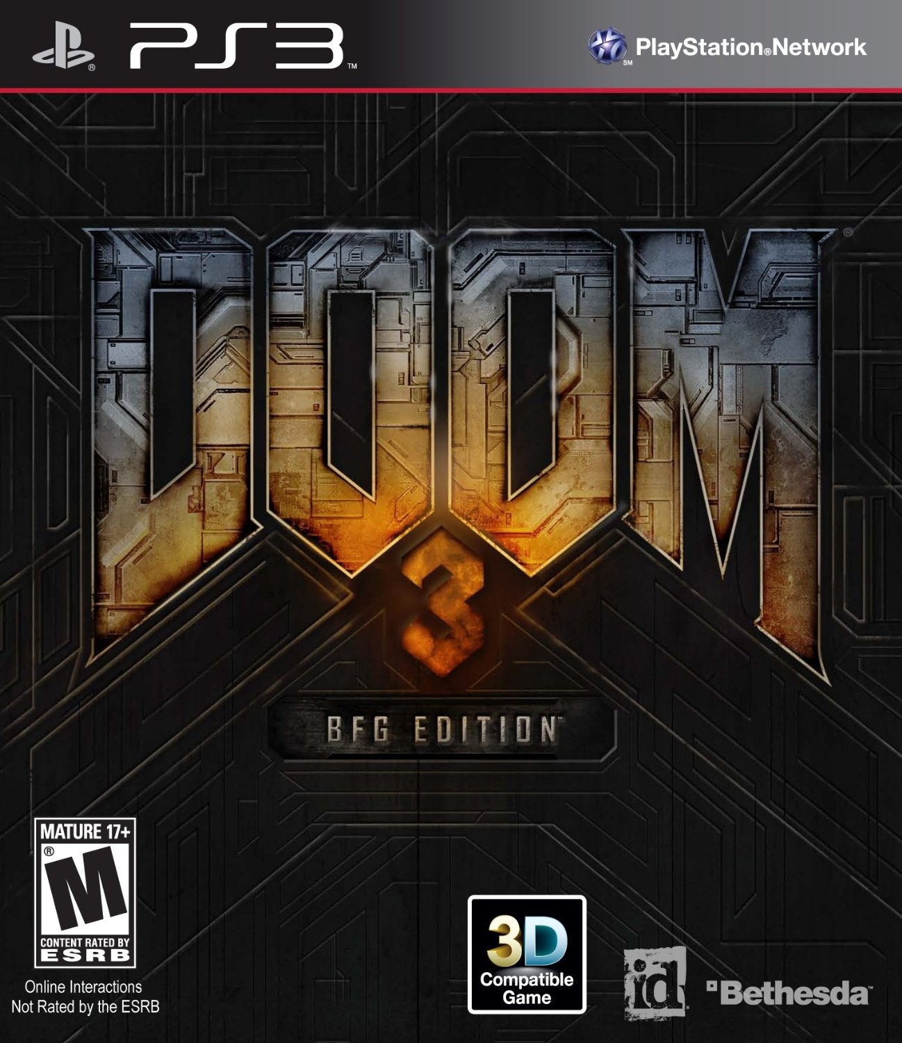 Doom 3 BFG Edition – Playstation 3 NO MANUAL