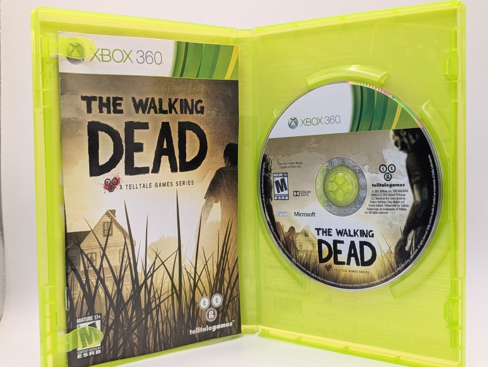 The Walking Dead A Telltale Game Series Xbox 360 Complete CIB Tested Working