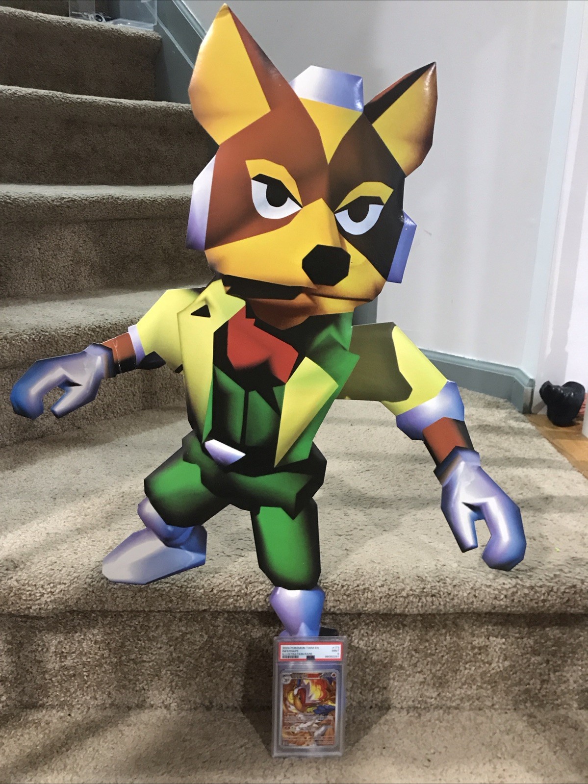 Nintendo 64 Star fox Starfox N64 Cut Out Standee Store Display Launch Promo