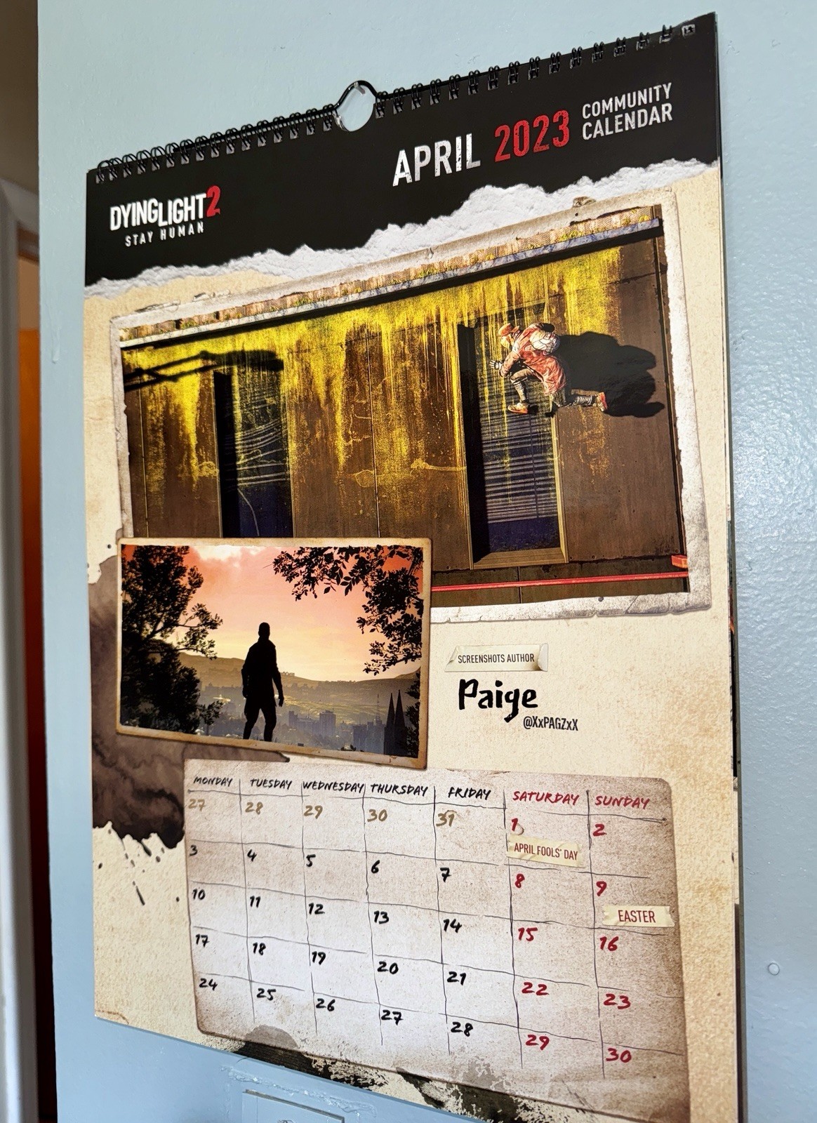 RARE Dying Light 2 Official 2023 Community Calendar Techland Press Kit