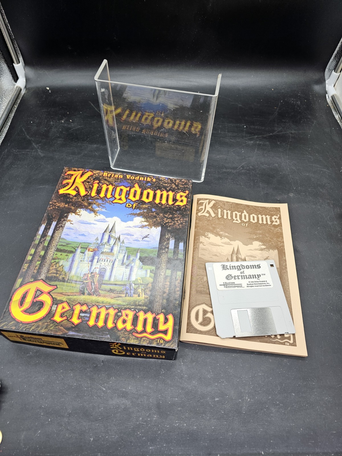 Kingdoms of Germany PC game Brian Vodnik Vintage 1995 3.5″ Disc