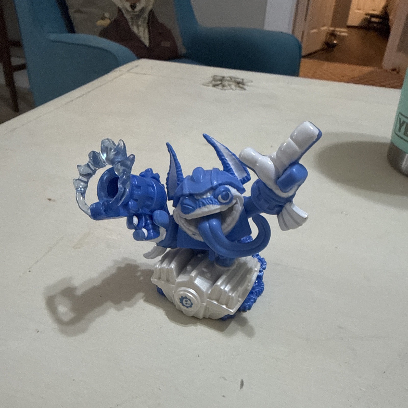 Rare Skylanders Superchargers Power Blue Trigger Happy Figure