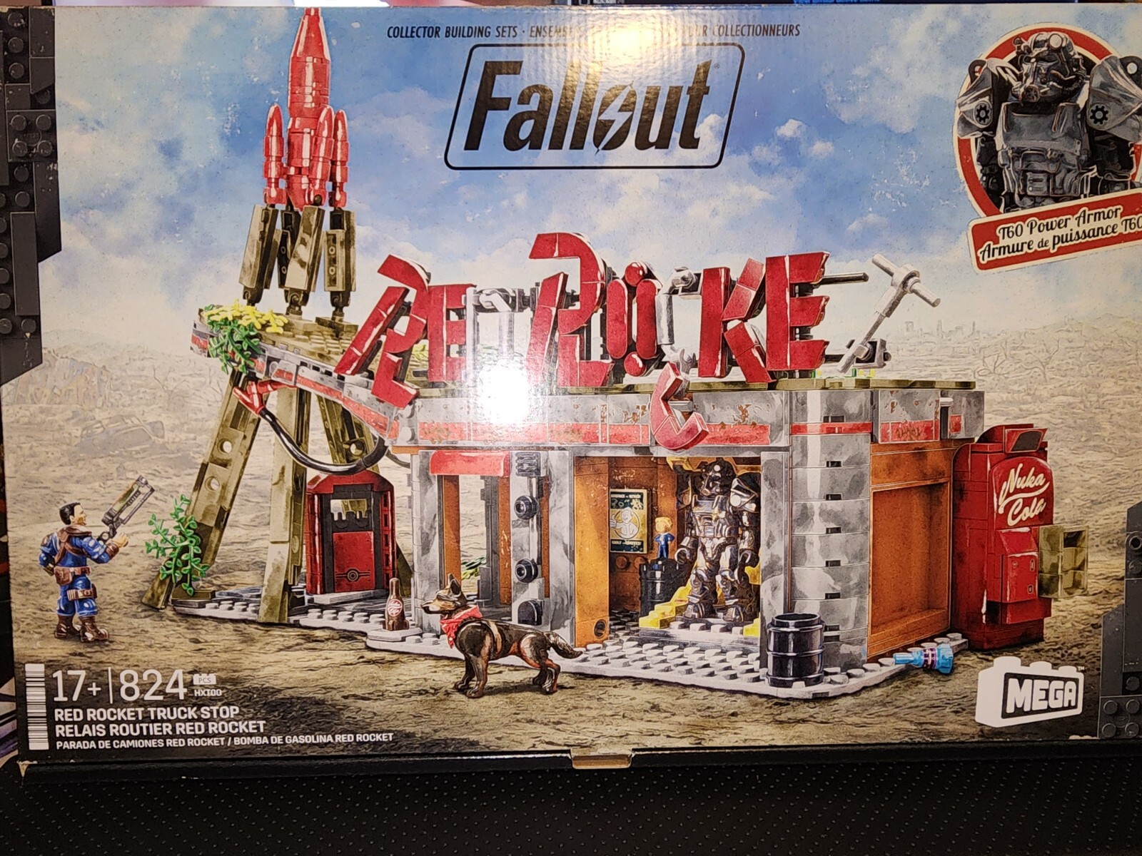 NEW Fallout Red Rocket Truck Stop MEGA Bloks 824 Pieces Sealed Collectors Set