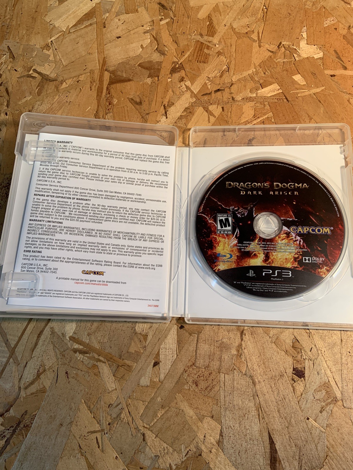 Dragons Dogma Dark Arisen PS3 PlayStation 3. TESTED AND WORKING SEE VIDEO