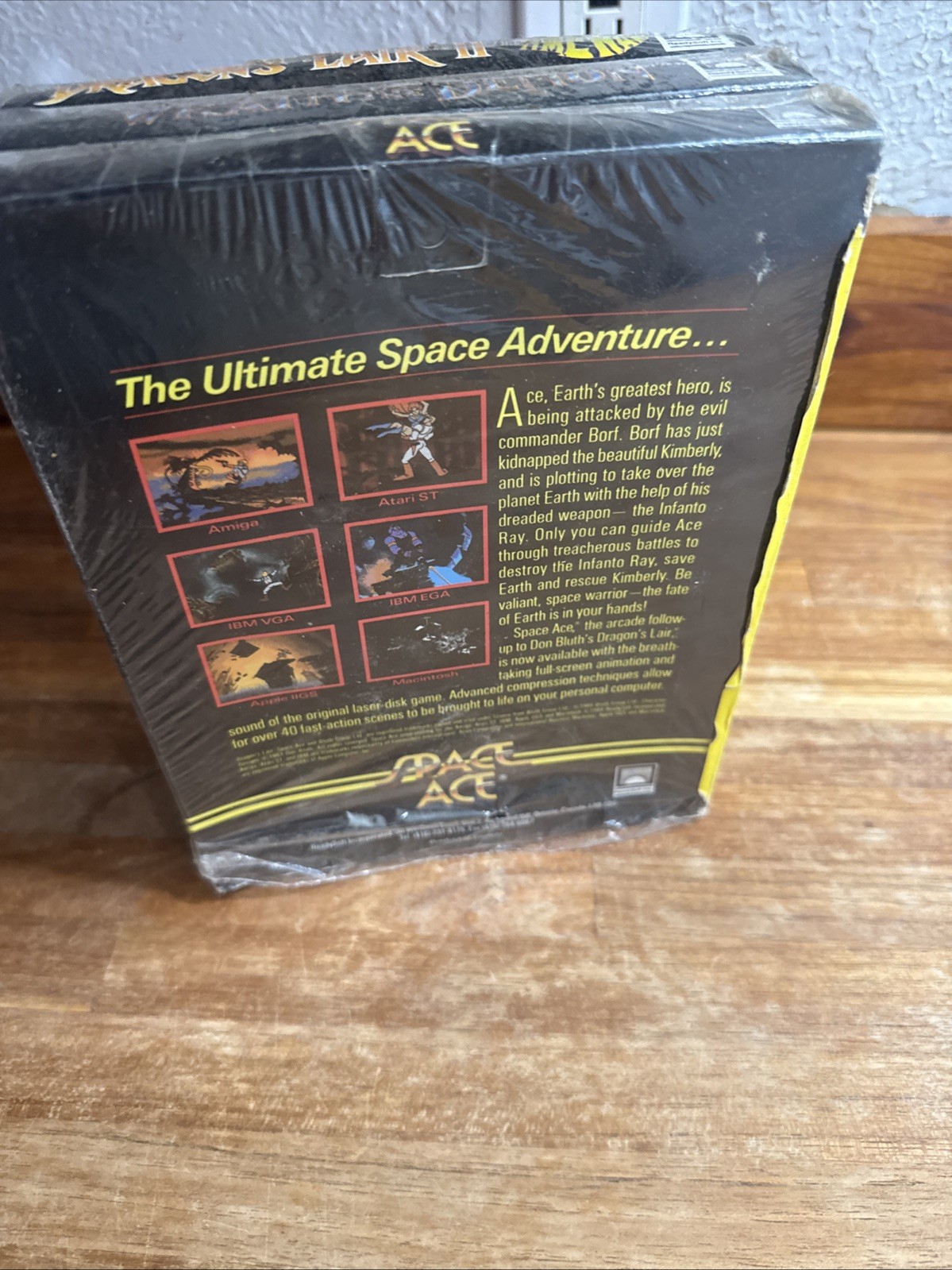 AMIGA Space age wrath of the demon Dragons Lair II Time warp Ready Soft see pics