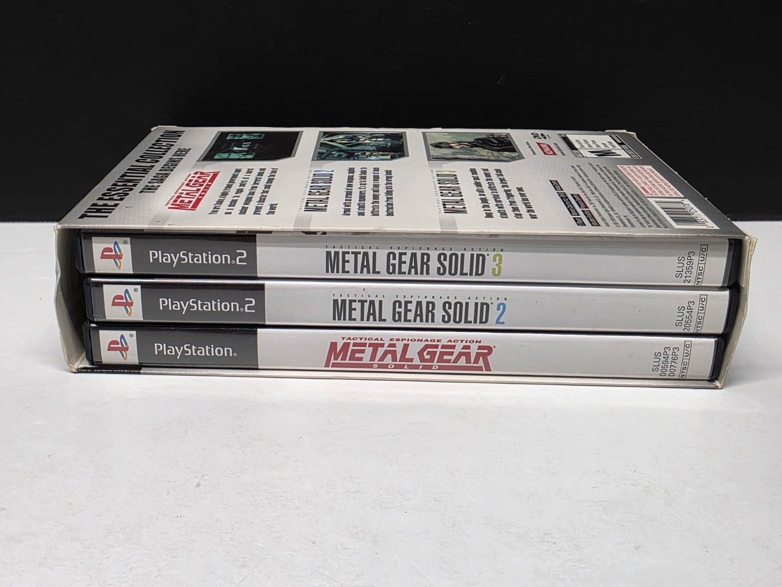 SONY PlayStation 2 PS2 Metal Gear Solid: The Essential Collection COMPLETE Mint