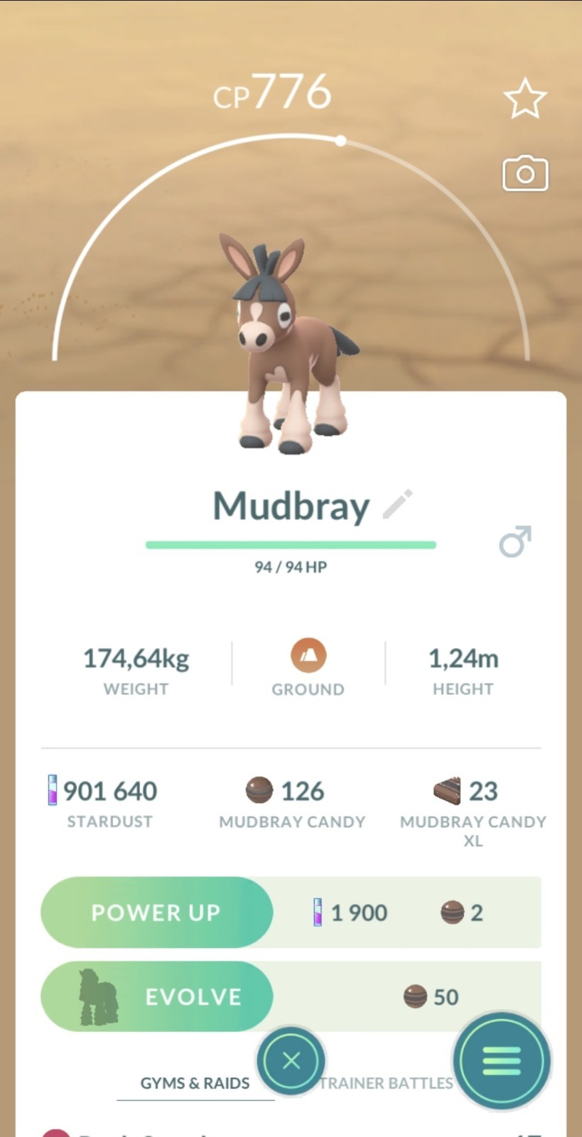Pokémon🔄Trade🔄Go Mudbray X12 (NEW) – LUCKY CHANCE