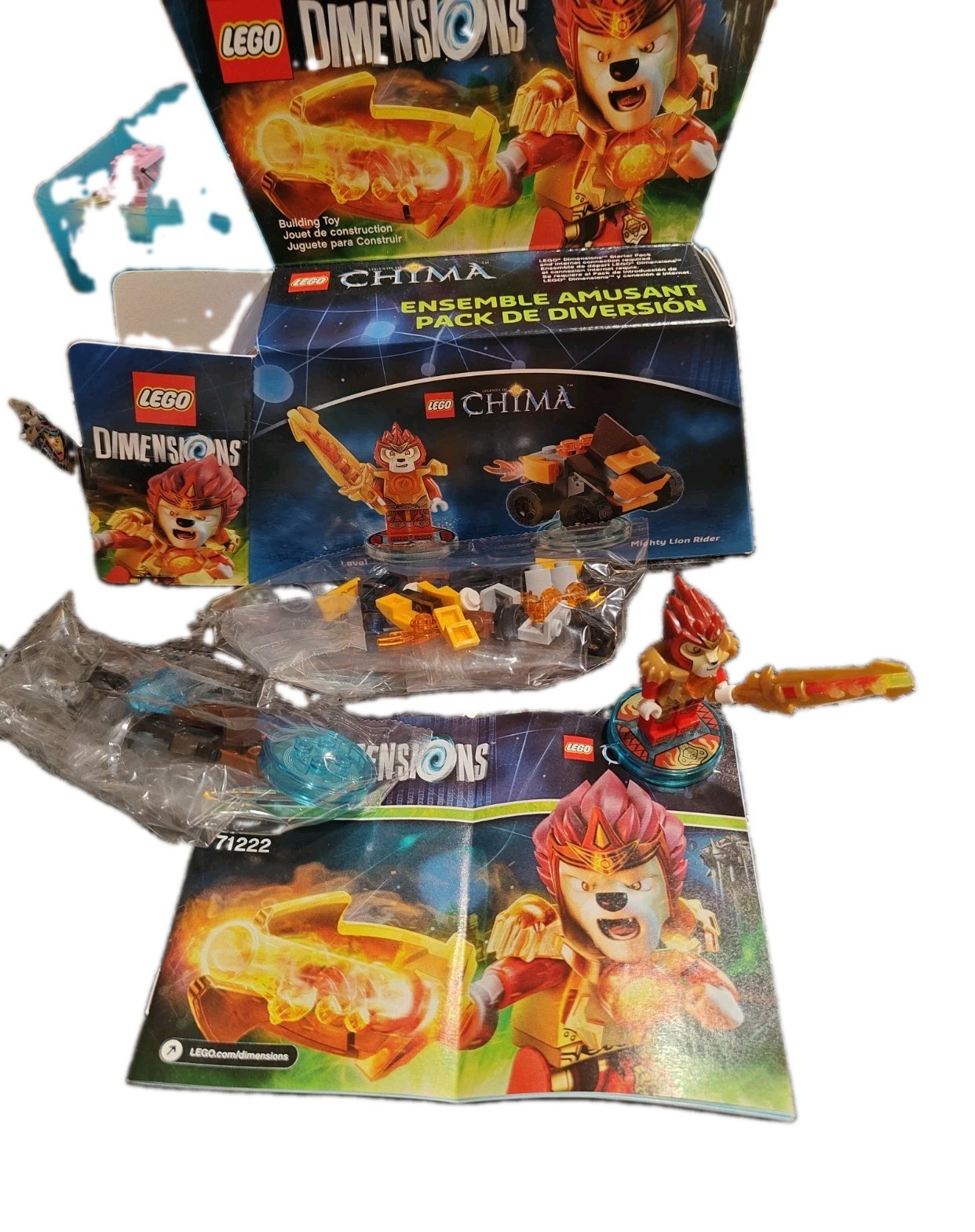 LEGO Dimensions Lot of Character Figures & Vehicles & Case
