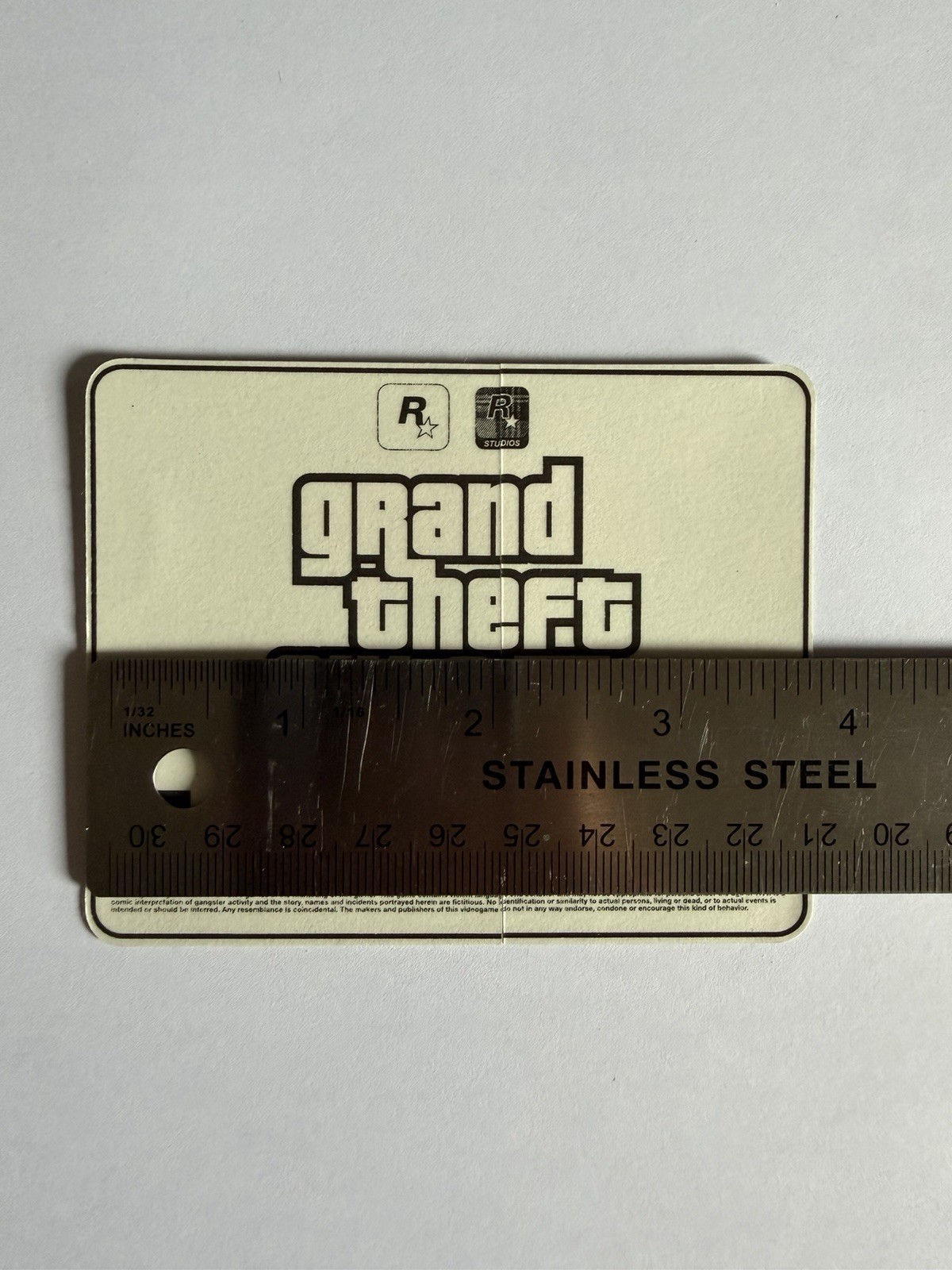 ORIGINAL GRAND THEFT AUTO III GTA ROCKSTAR GAMES DORMATRON PROMO STICKER