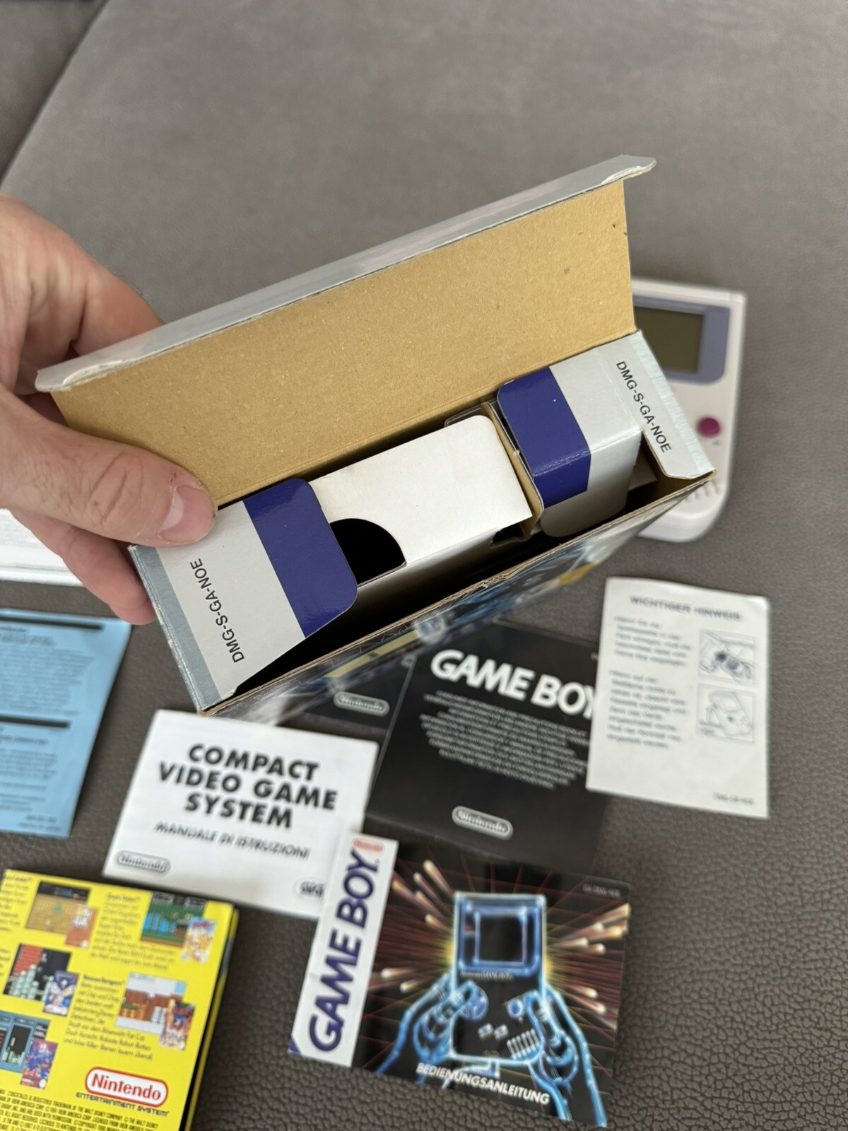NINTENDO GAME BOY CLASSIC 1989 – 1a EDIZIONE! – GIG ITALIA IMPORT GER – COMPLETO