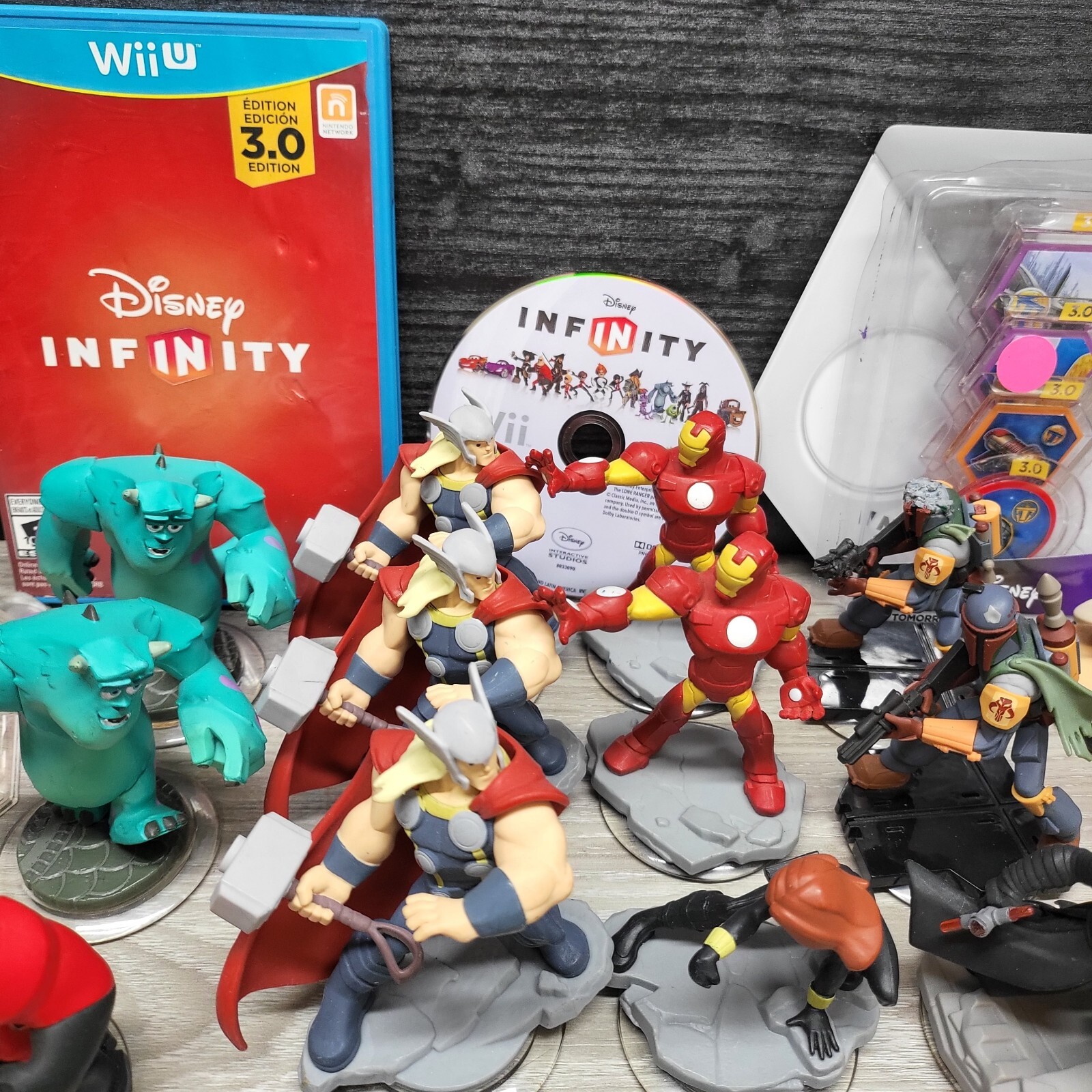 Disney Infinity 1.0 2.0 3.0 Duplicate and imperfect Bundle Great Deal Wii Wii U