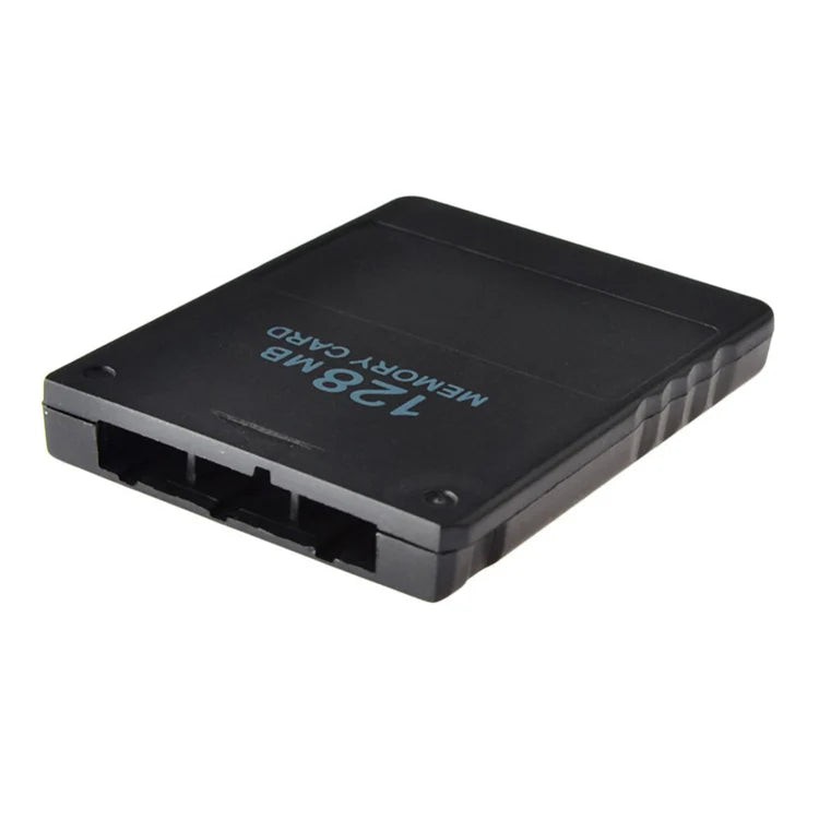 128MB Memory Card for PlayStation 2 [Black] – PS2 Save Data / Game Storage (New)