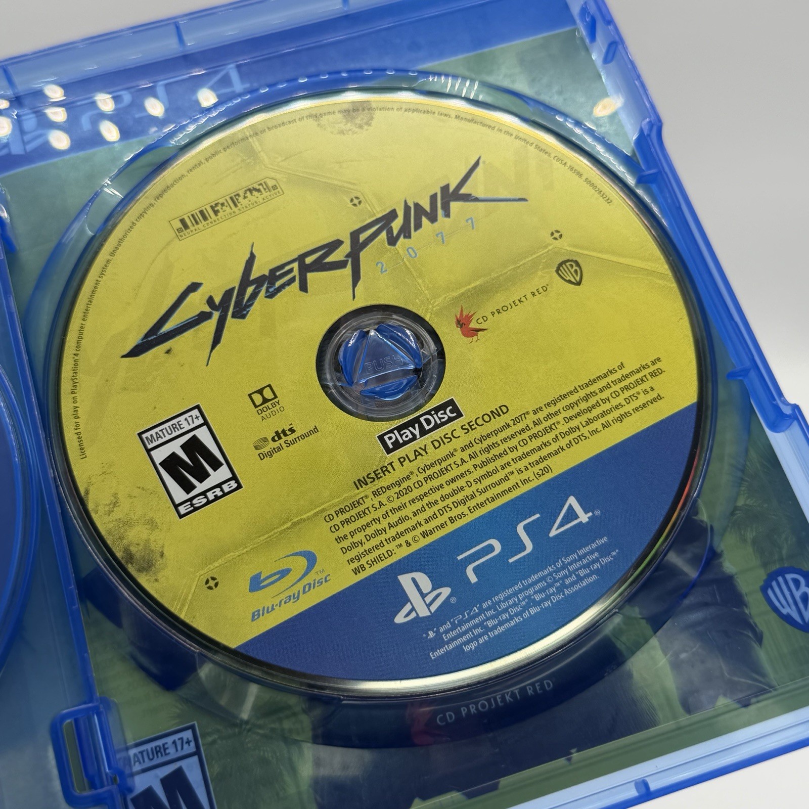 Cyberpunk 2077 – Sony PlayStation 4 (PS5 Upgrade Available) Clean Disk