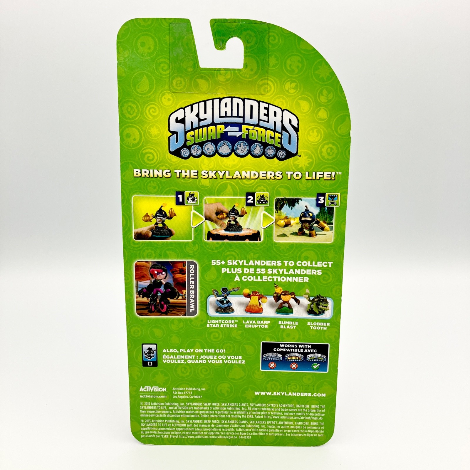 Skylanders Swap Force Roller Brawl Figure Character NIB Activision NEW SEALED