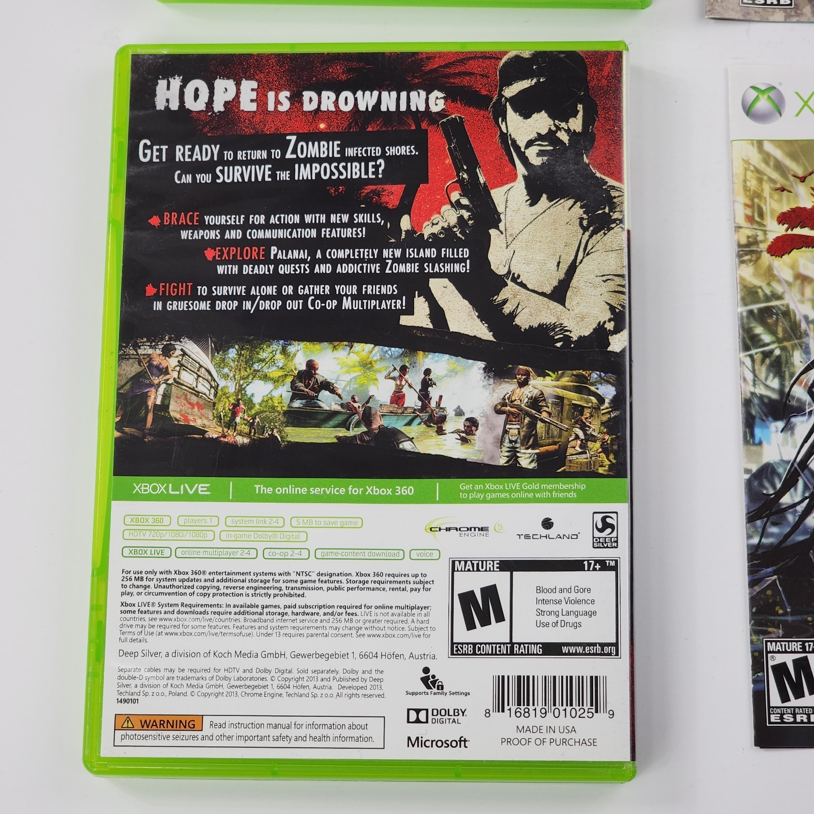 Dead Island & Dead Island Riptide – Microsoft Xbox 360 Tested Game Lot Complete
