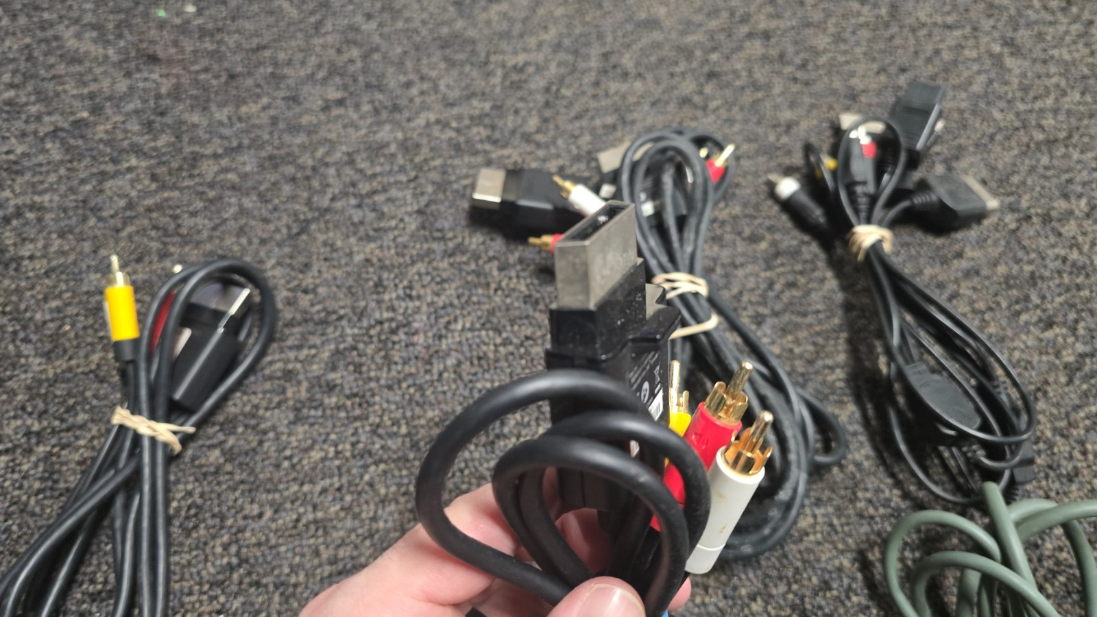 Microsoft XBOX 360 Component AV Cable Lot of 8 – Audio & Video – Tested
