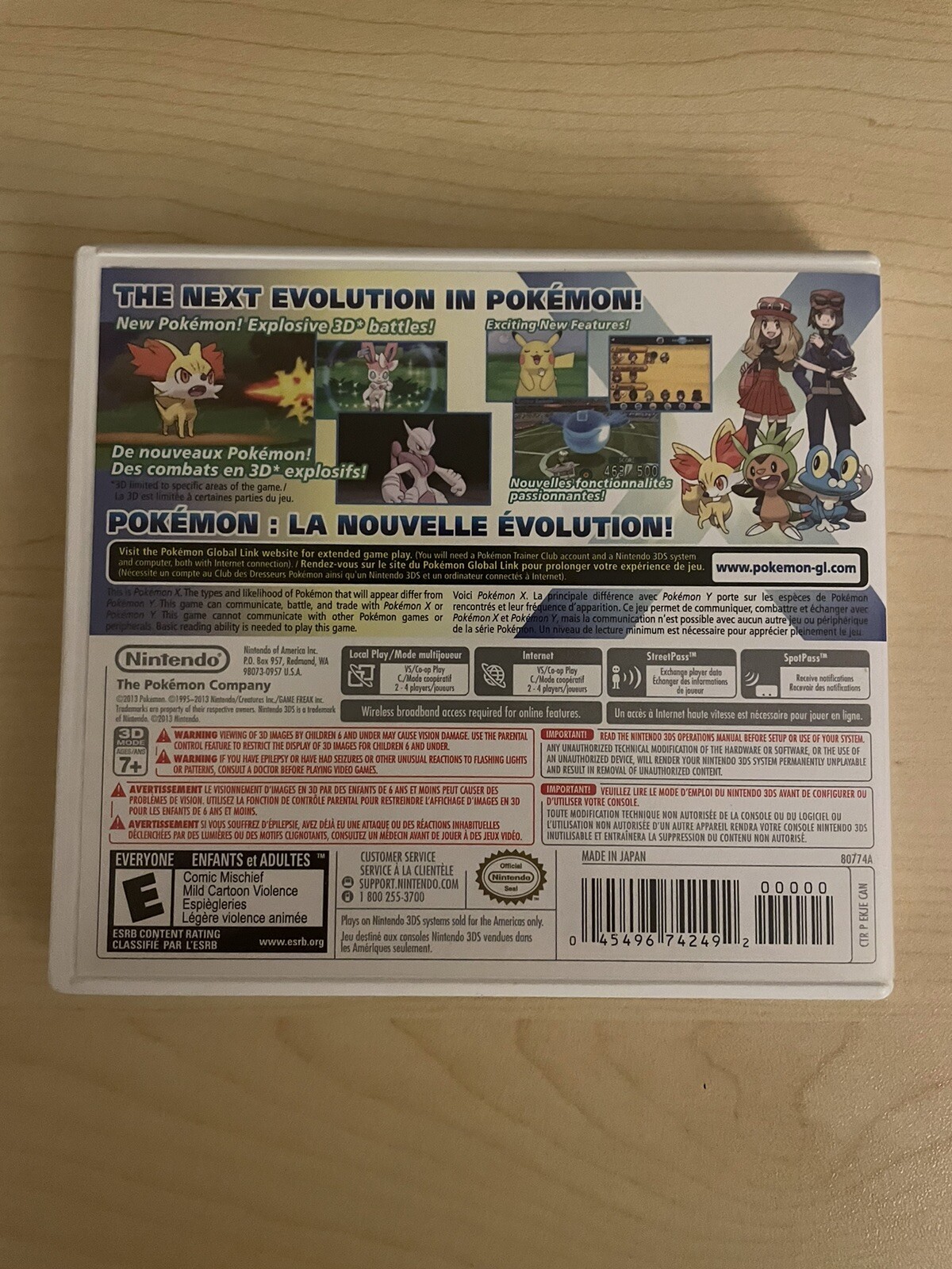 Pokemon X (Nintendo 3DS, 2013)