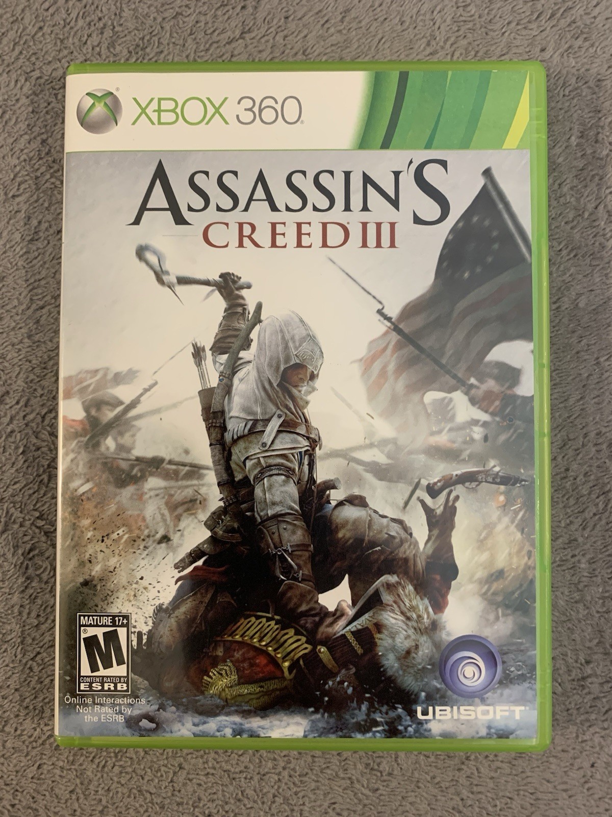 Assassin’s Creed III 3 Xbox 360 Video Game Complete In Box Ubisoft
