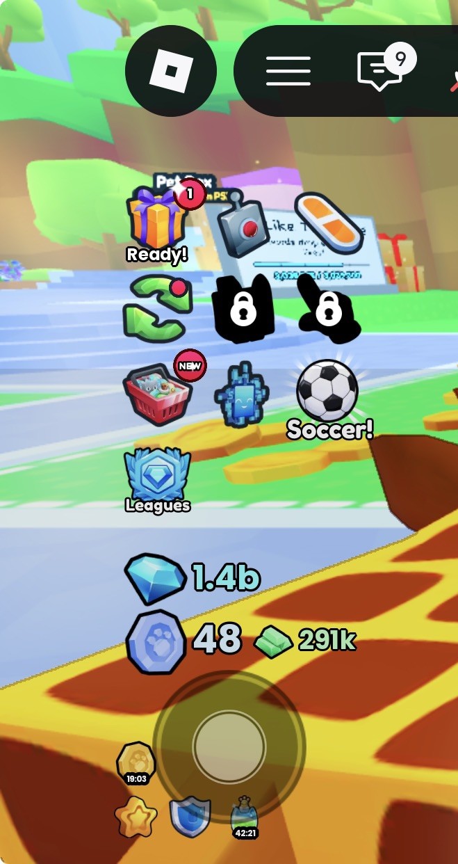✨Pet Sim 99🌟 1.4b gems,diamonds,in game currency!!