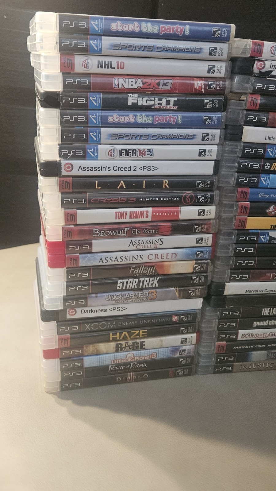 Lot Of 49 Ps3 PlayStation 3 Games Action Racing Horror Shooter Kids
