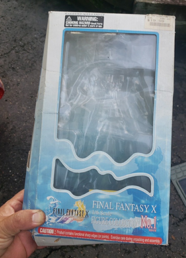 Final Fantasy X Figure Collection #1 ! 1/6 Scale Box Only Super Rare LQQK!