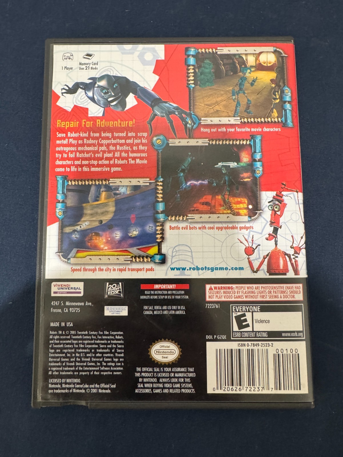 Robots (Nintendo GameCube, 2005) – TESTED
