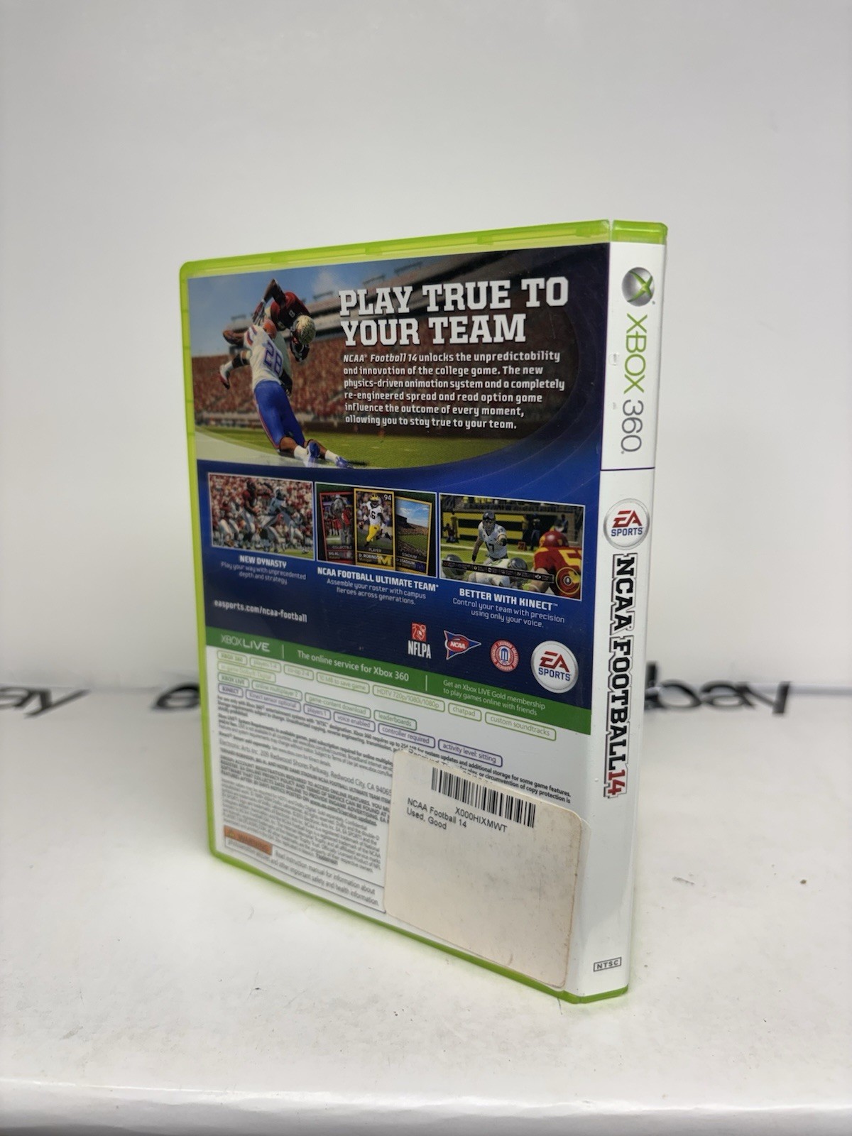 EA Sports NCAA Football 14 Kinect Compatible E 2013 Microsoft Xbox 360 NTSC-U/C