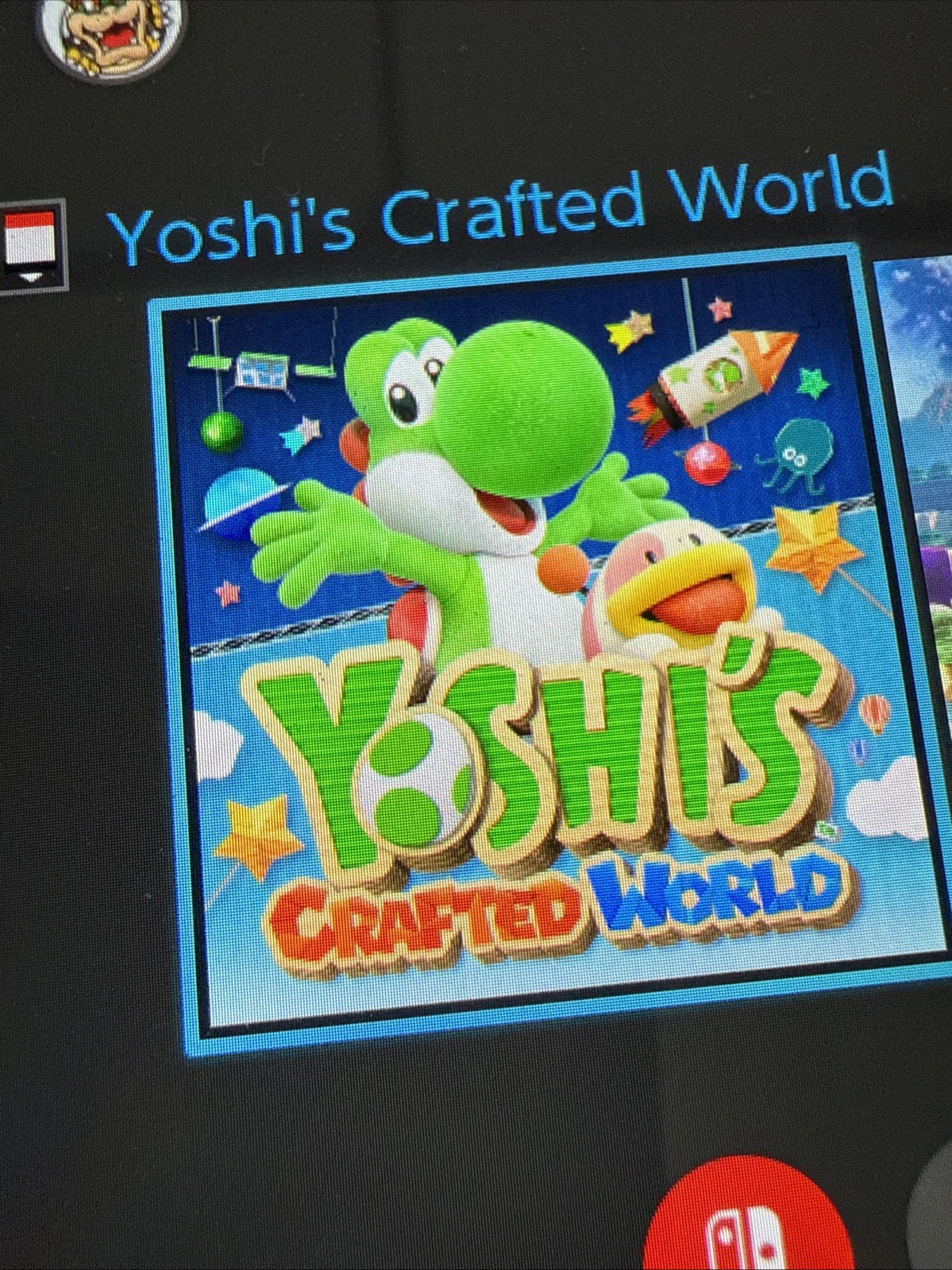 Yoshi’s Crafted World Nintendo Switch Game w/Case TESTED