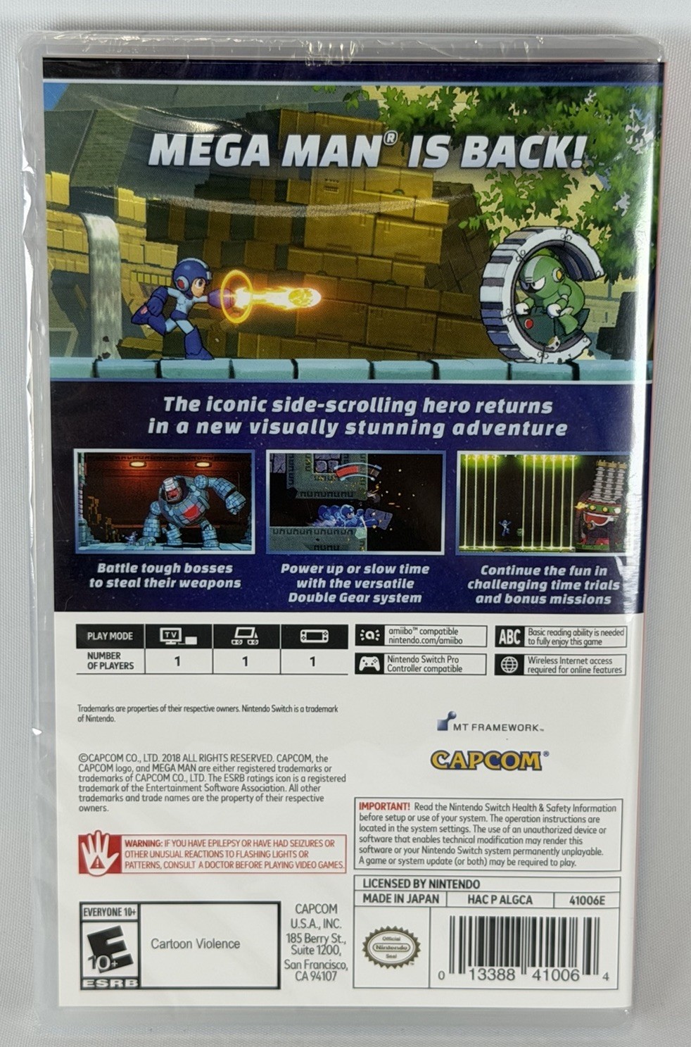 MEGA MAN 11 – NINTENDO SWITCH *NEW & SEALED*