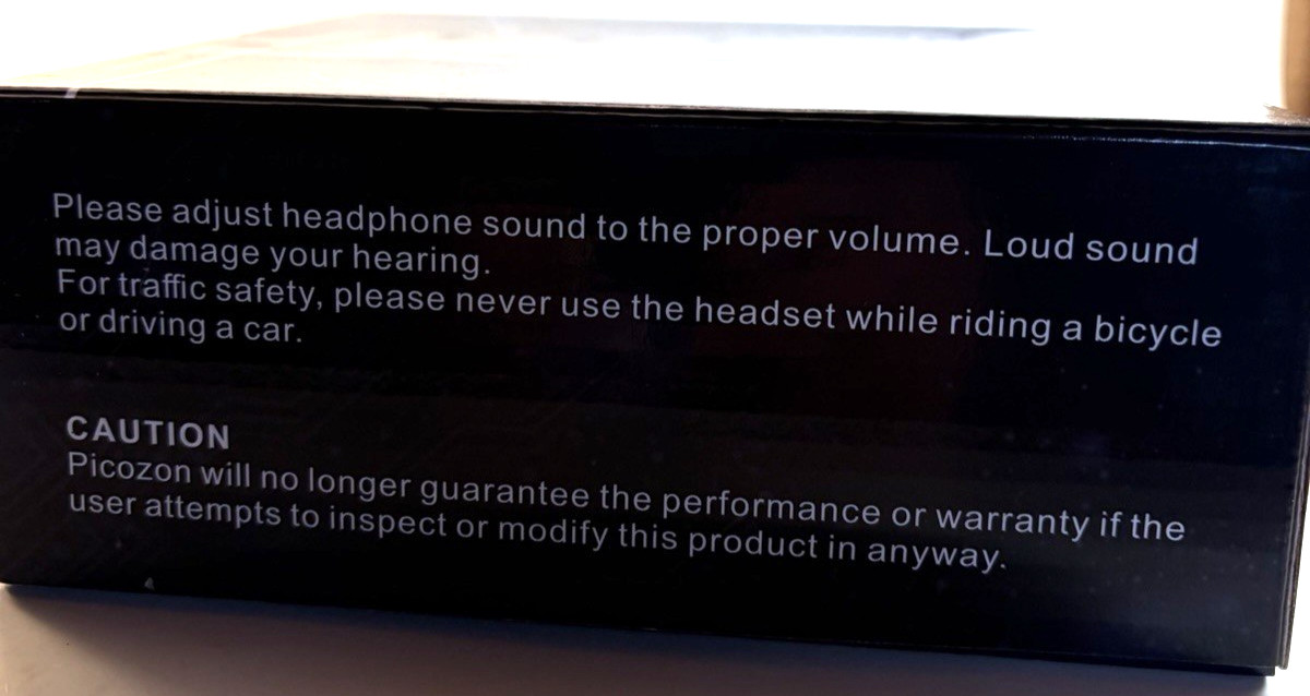 Picozon PICO-B01 Gaming Headphones With Boom Microphone, 3.5 mm Jack, New