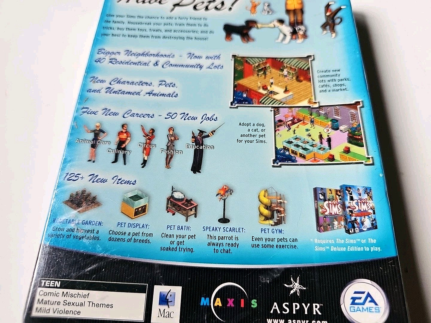 The Sims Unleashed Expansion Pack Mac 2002 New Sealed EA Maxis Aspyr