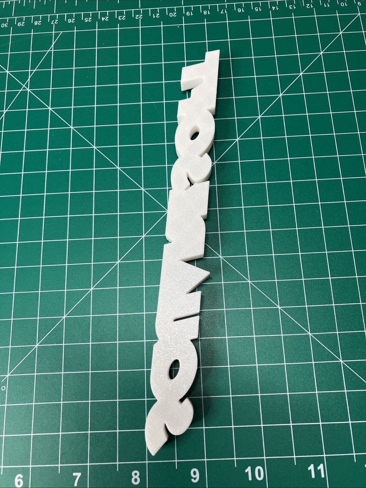 3D Printed Squaresoft Logo Sign Display Fan Art Video Game Square Enix Soft
