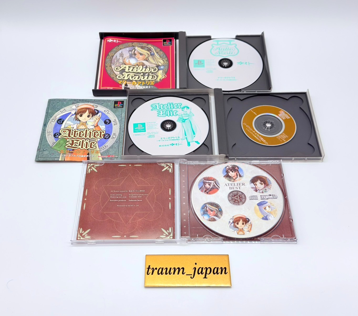 PS1 Atelier Marie Elie & PS2 Atelier Lilie Plus Judie, Viorate w/CD Tested