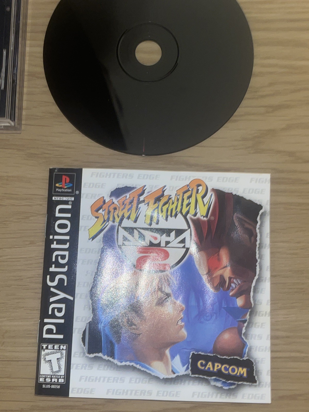 Street Fighter Alpha 2 Fighters Edge (Sony PlayStation 1) PS1 Complete
