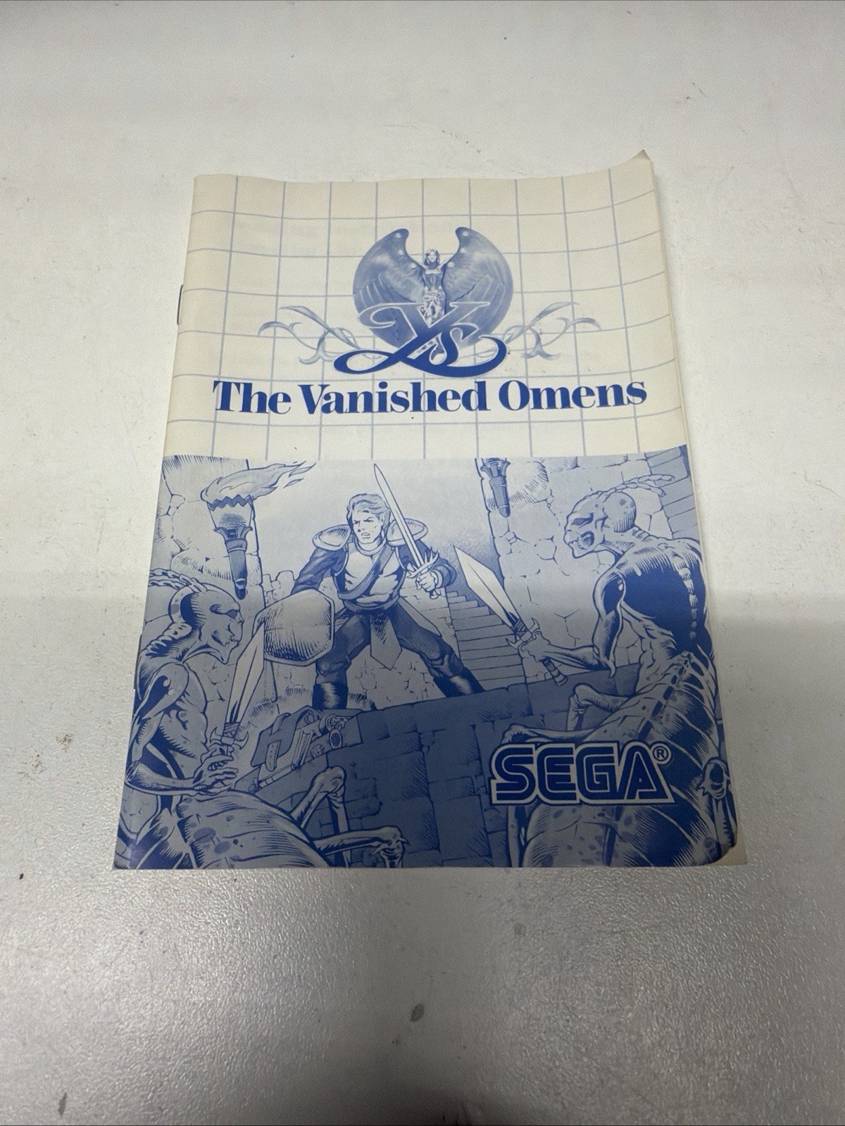 Ys the Vanished Omens Authentic, Tested – Sega Master System – No Poster Map