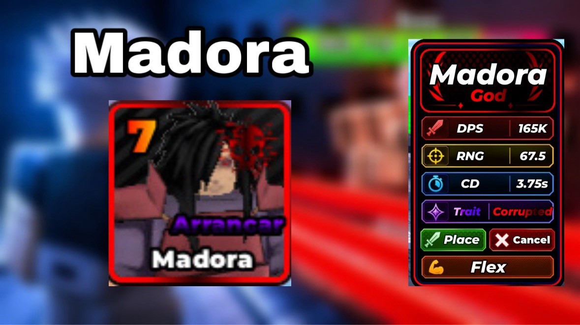 MADORA (ARRANCAR) CORRUPTED | DEFEND UR BASE WITH ANIME | 165K DPS