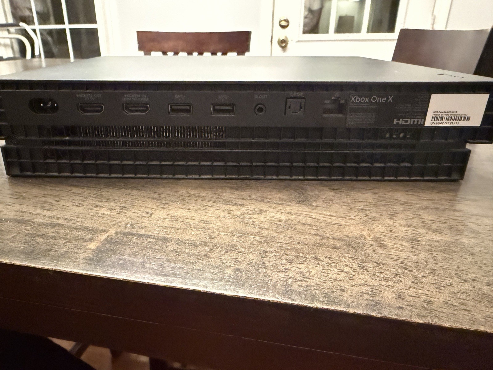 Microsoft Xbox One X 1TB 4K UHD Blu-Ray Compatible Home Console Black 1782
